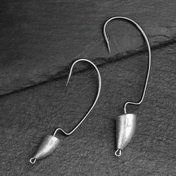 Anzuelos Jig Head Antienredos para Vinilos y Texas Rig