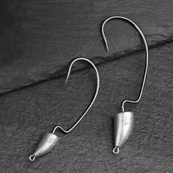 Anzuelos Jig Head Antienredos para Vinilos y Texas Rig