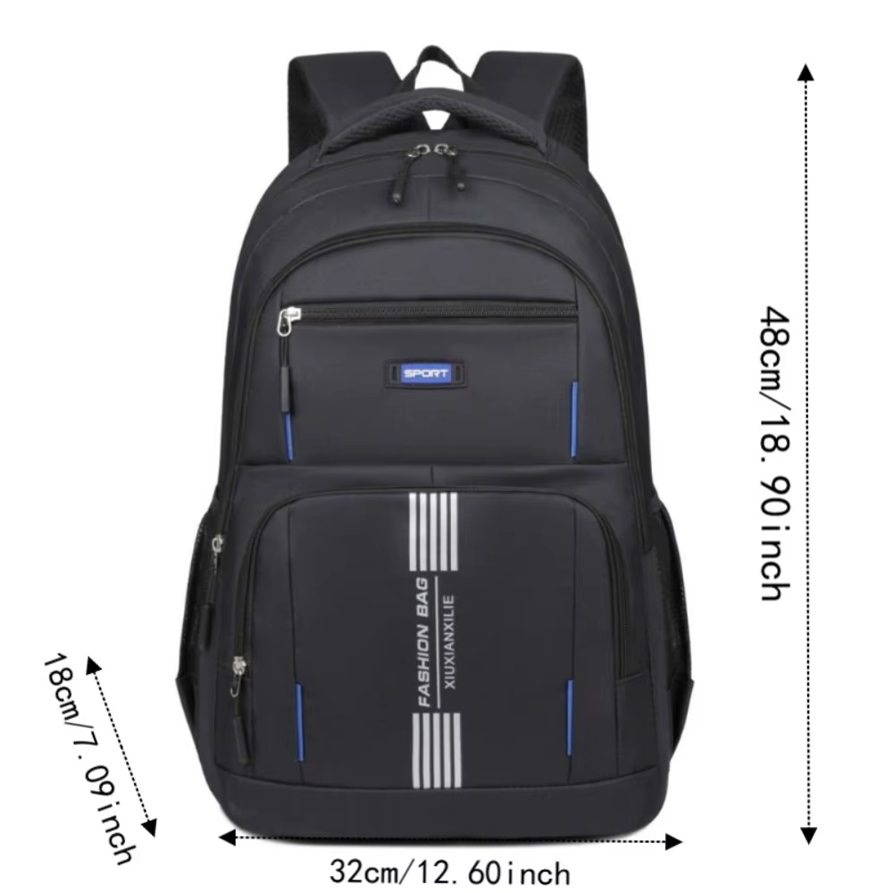 Mochila Impermeable para Portátil – Viaje de Negocios con Capas - imagen 4