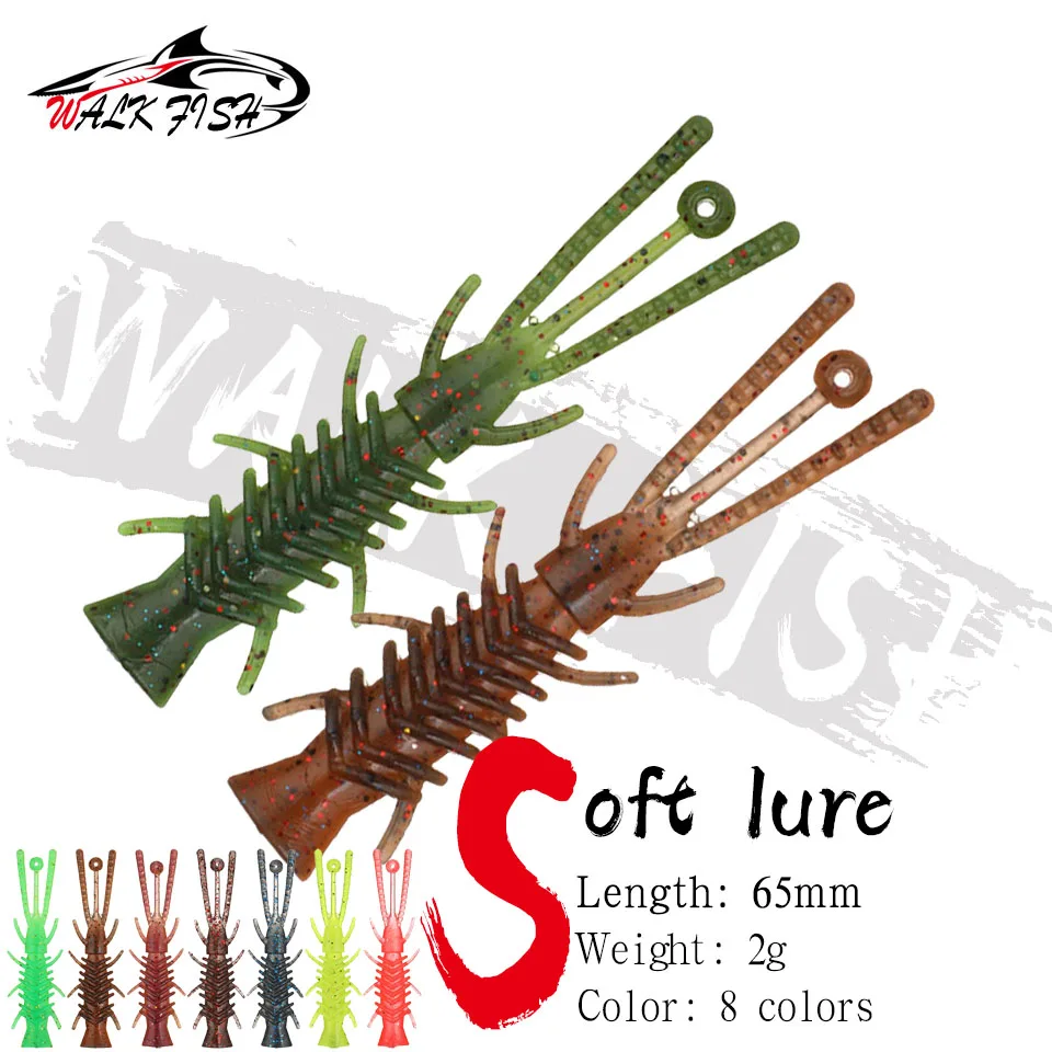 Walk Fish Señuelo de Silicona Flotante 65 mm 2 g