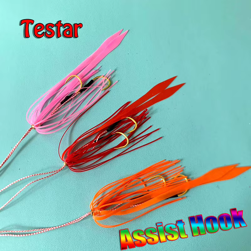 Testar Tai Kabura – Aparejo Tenya con falda de silicona para jigging - imagen 4
