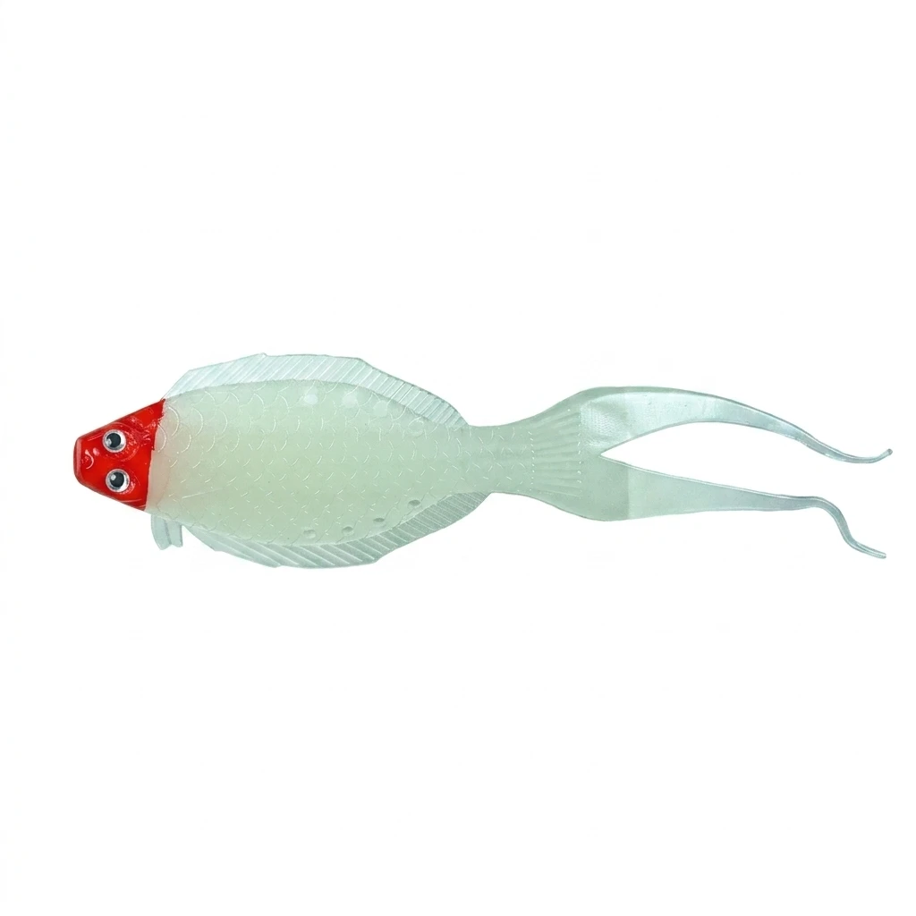 Señuelo blando realista de anguila para pesca marina de pez plano - imagen 2