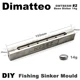 Molde de plomos tipo frijol Dimatteo DIY para pesca - imagen 3