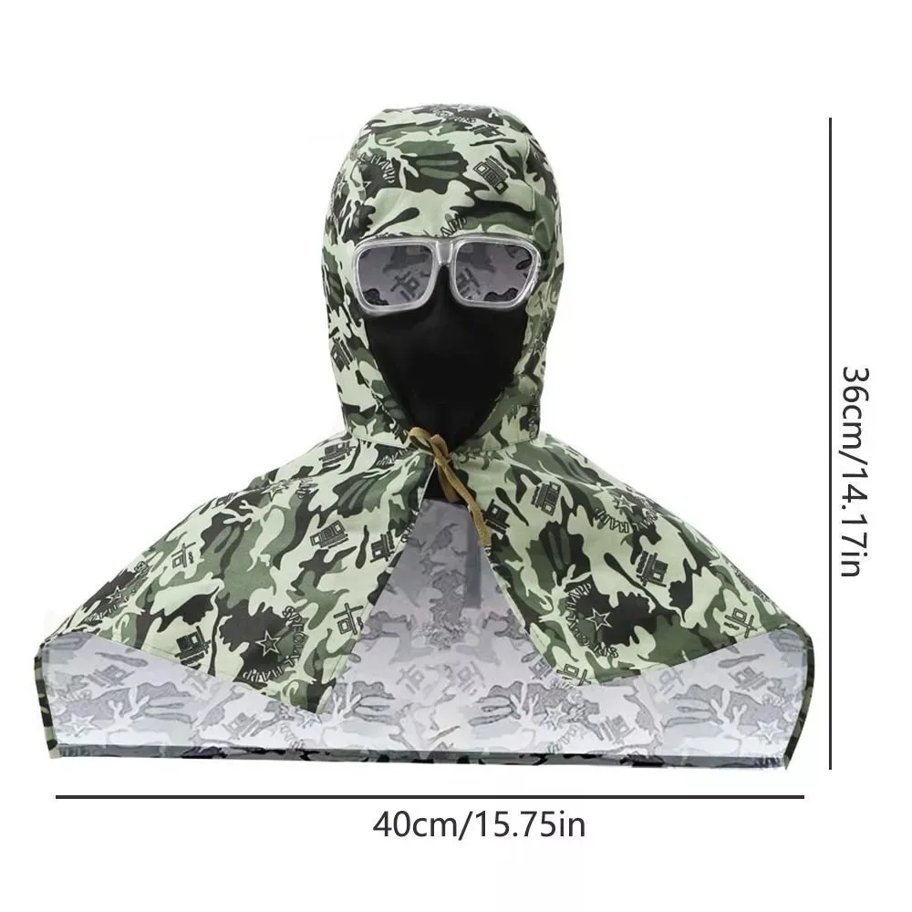 Capucha de soldadura con ajuste y cobertura