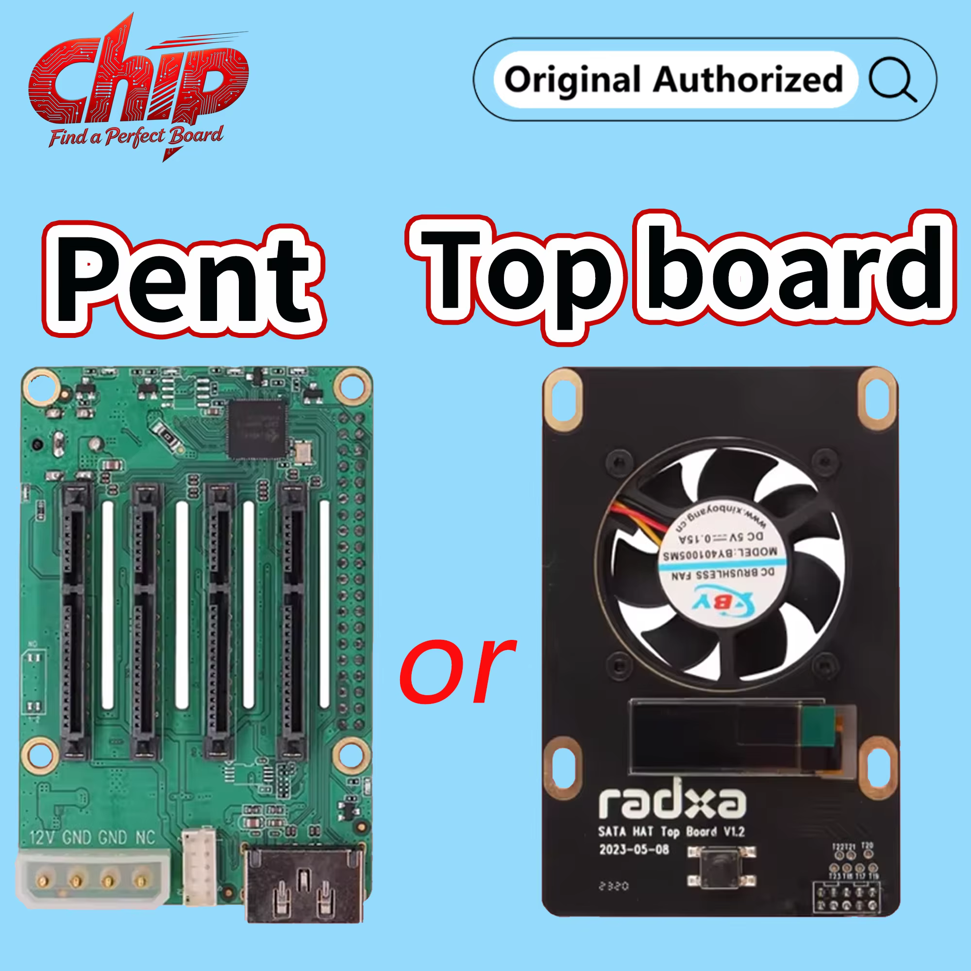 ROCKPI Penta SATA HAT: adaptador para discos SATA en Raspberry Pi 5 - imagen 4