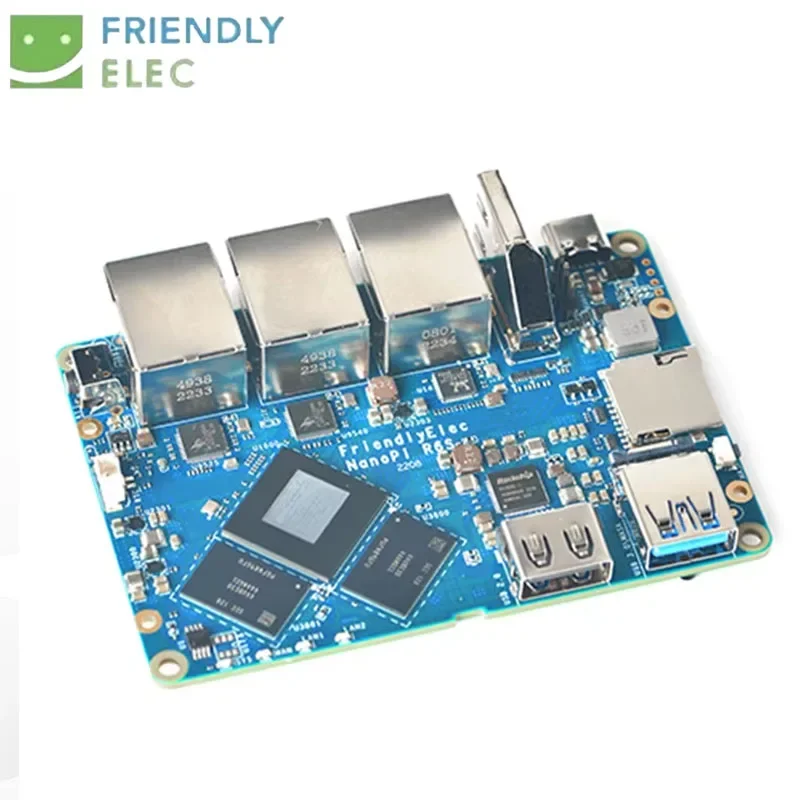 NanoPi R6S RK3588S router 2.5G Ethernet con Debian y FriendlyWrt - imagen 4