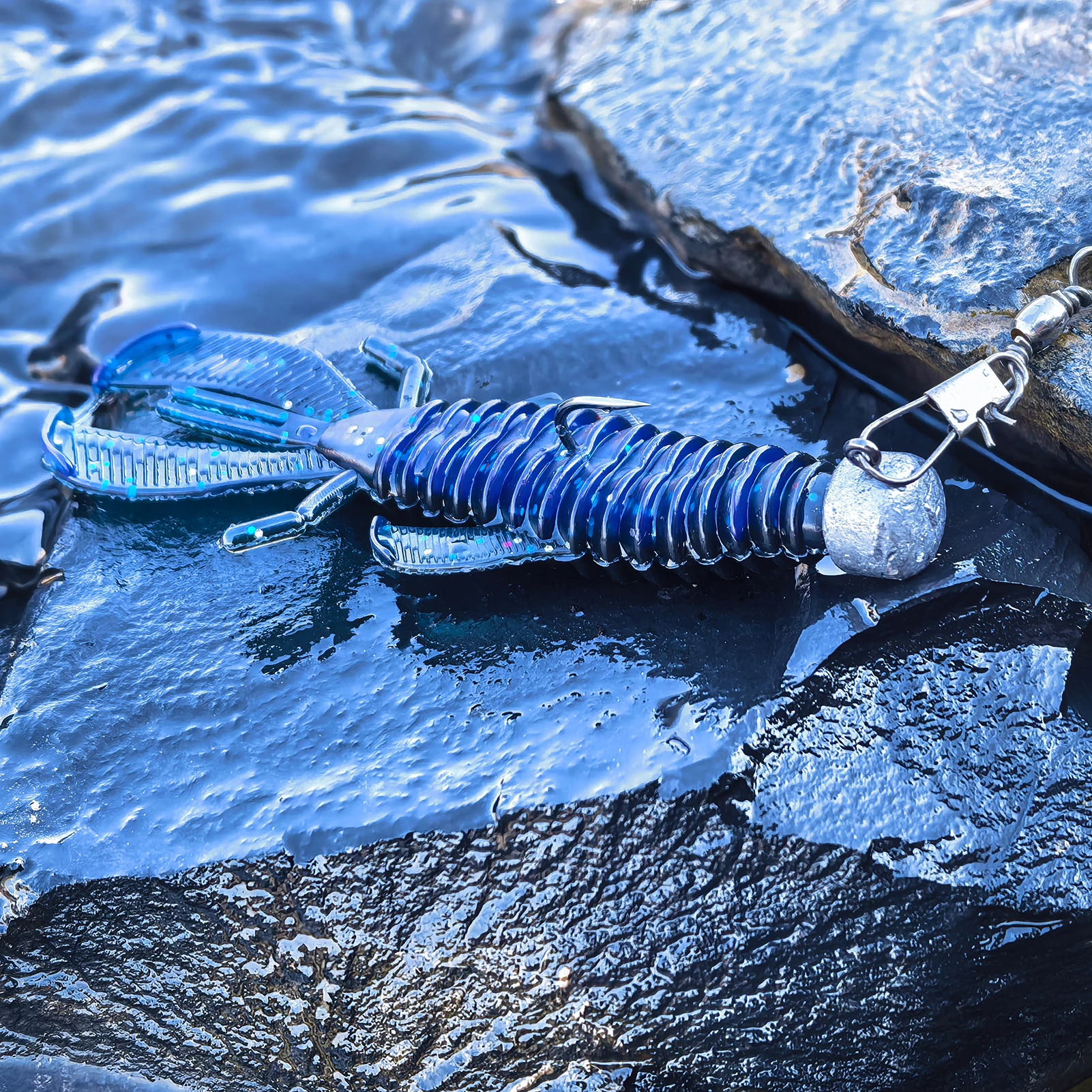 FREE FISHER Señuelos blandos Bobby Craw Fatty para cangrejos - imagen 4
