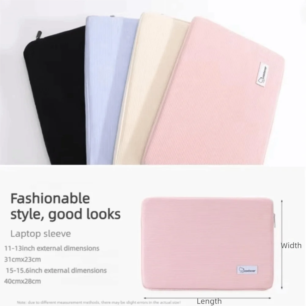 Funda acolchada a prueba de golpes para portátil con cremallera - imagen 5