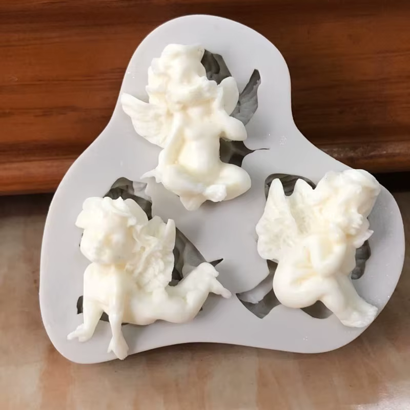 Molde Silicona Ángel 3D – Decoración Pasteles y Galletas