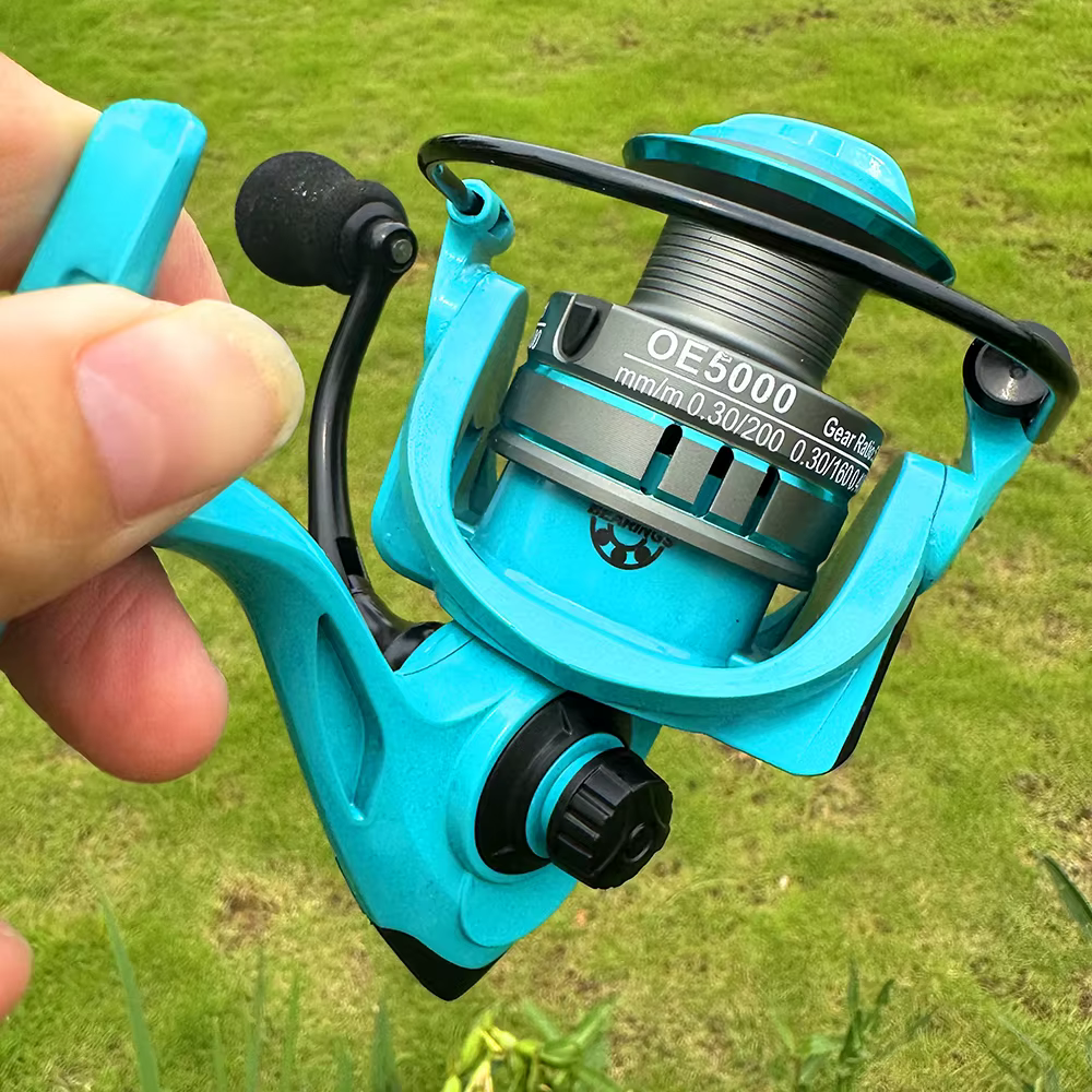 Carrete GHOTDA Giratorio Azul – Alta velocidad para carpa y agua salada - imagen 2