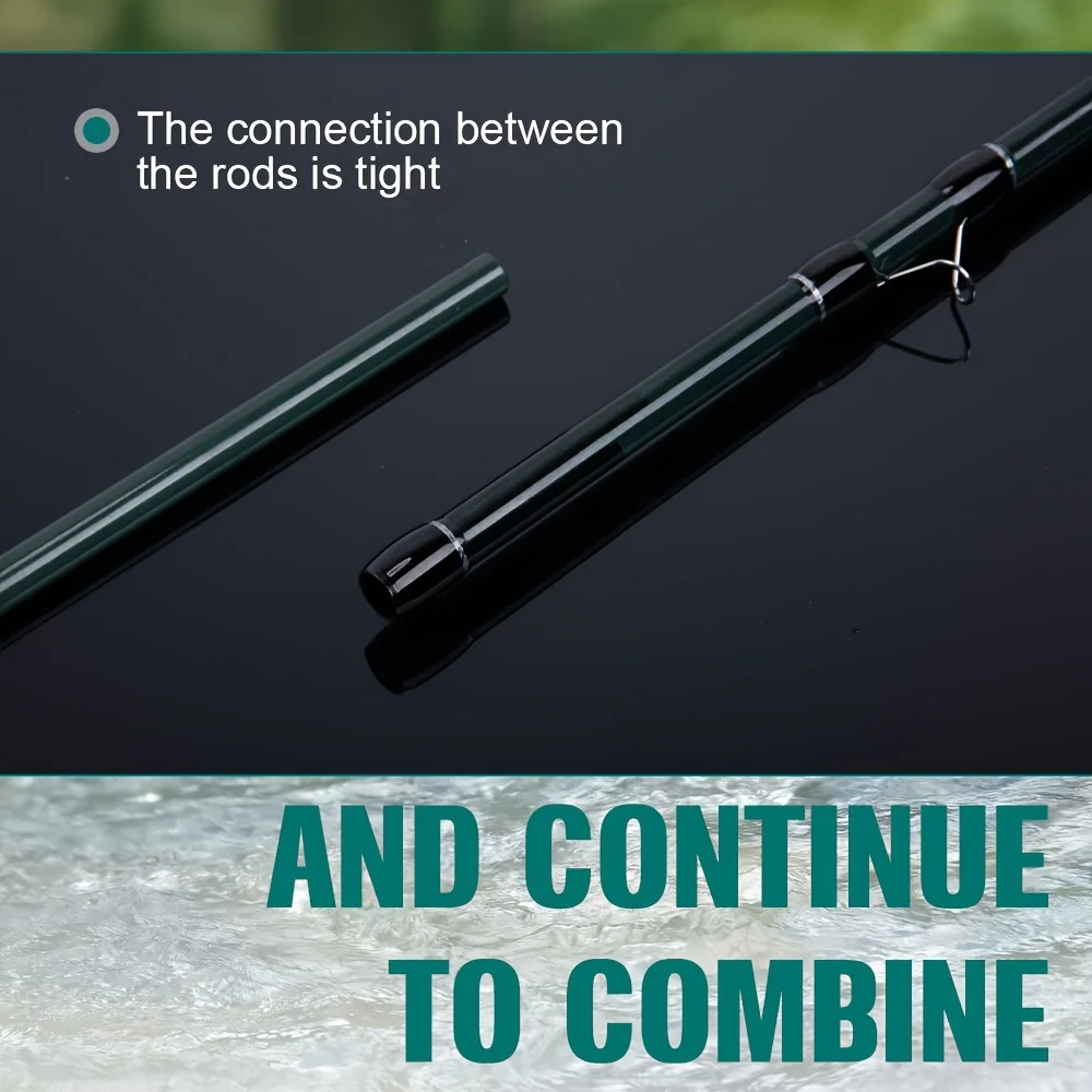 Goture caña de pesca fibra de carbono 2.7m – 4 secciones para trucha y lubina - imagen 5