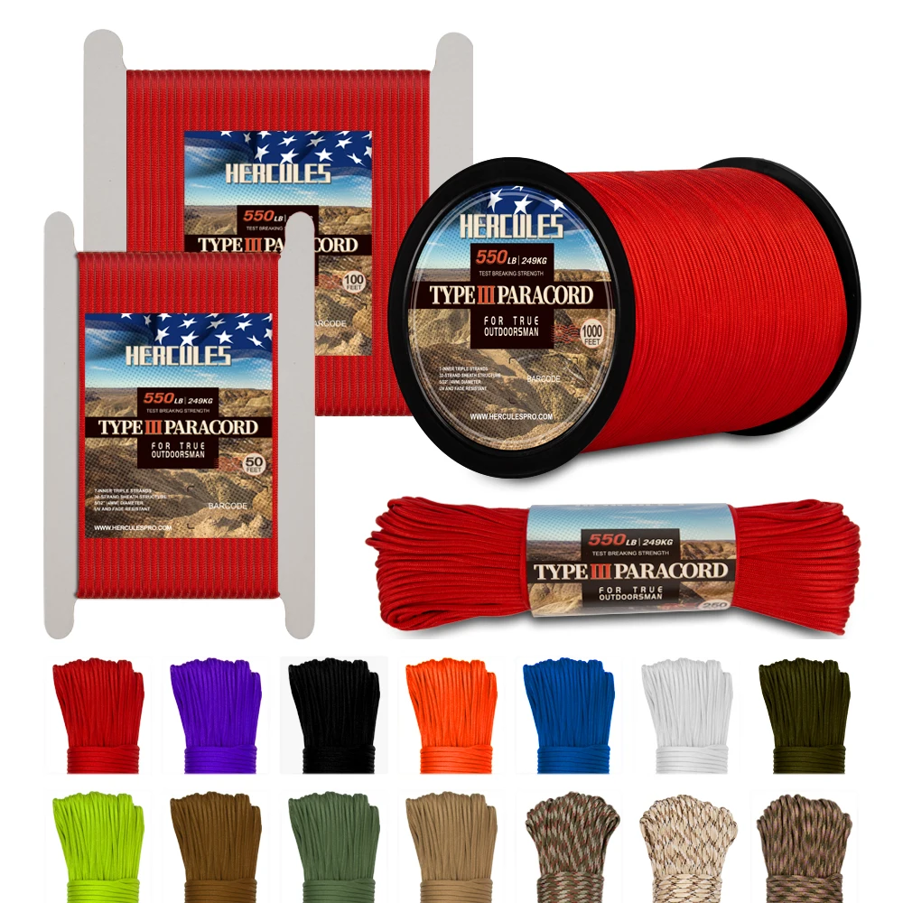HERCULES 550 Paracord III Rojo Imperial - imagen 2
