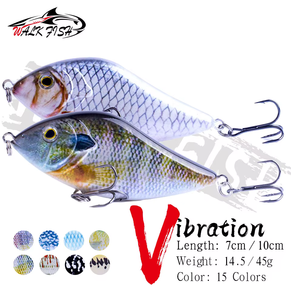 Crankbait Lipless Walk Fish para Lucio y Lubina - imagen 5