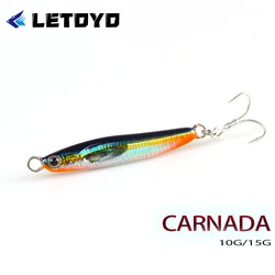 LETOYO Señuelos micro de metal para perca, lubina y trucha