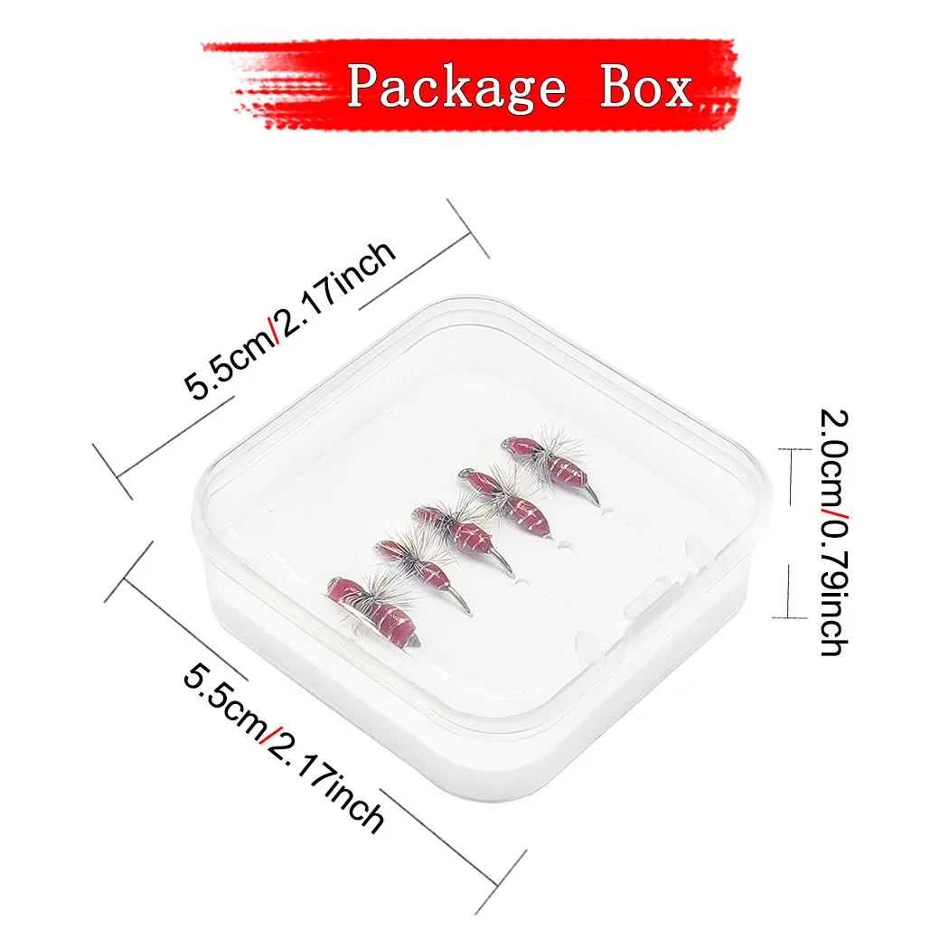 Caja de moscas para guardar el señuelo