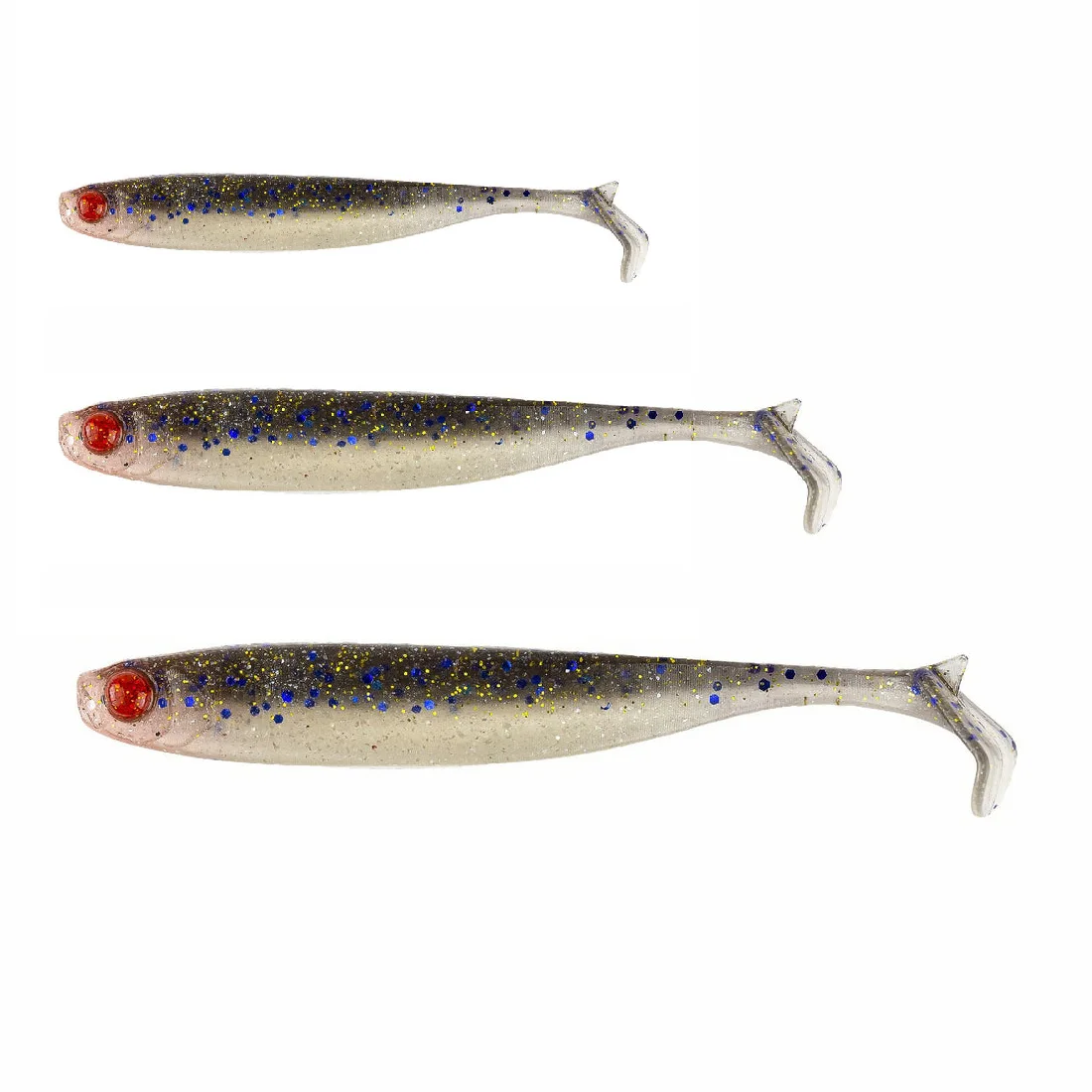 Mustad Z-TAIL MINNOW Mezashi señuelo blando para perca con cola - imagen 3