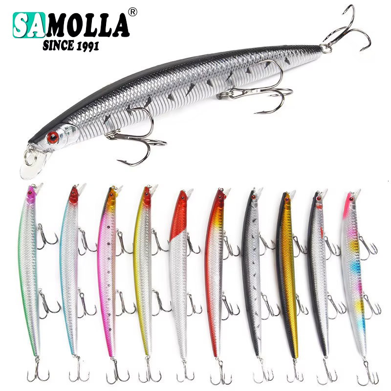 Señuelo Minnow Jerkbait para lubina – Cebo agua salada