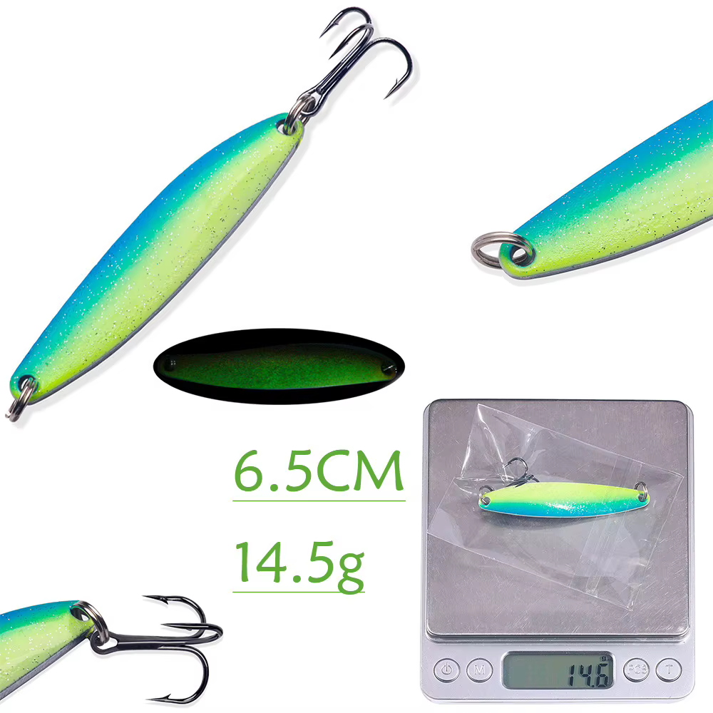 Perfil lateral del wobbler de pesca