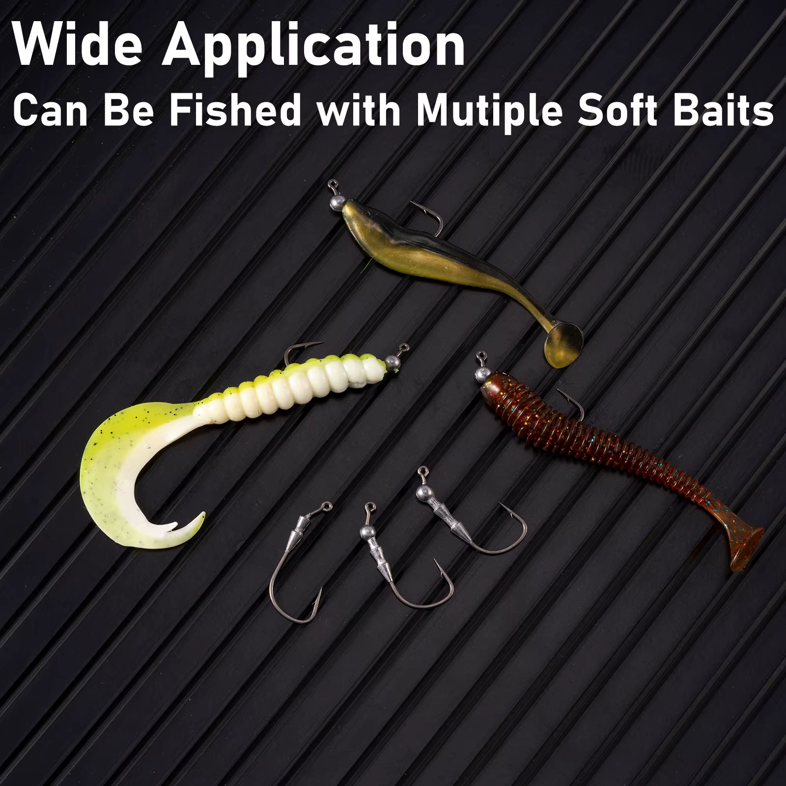 Anzuelos Jig Head Ponderados para Swimbait – Lubina y Trucha - imagen 2
