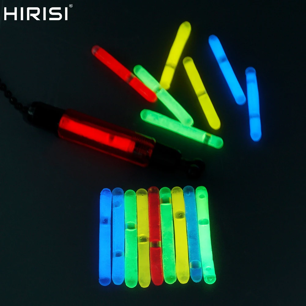 Pack de 40 varitas fluorescentes de colores para pesca nocturna