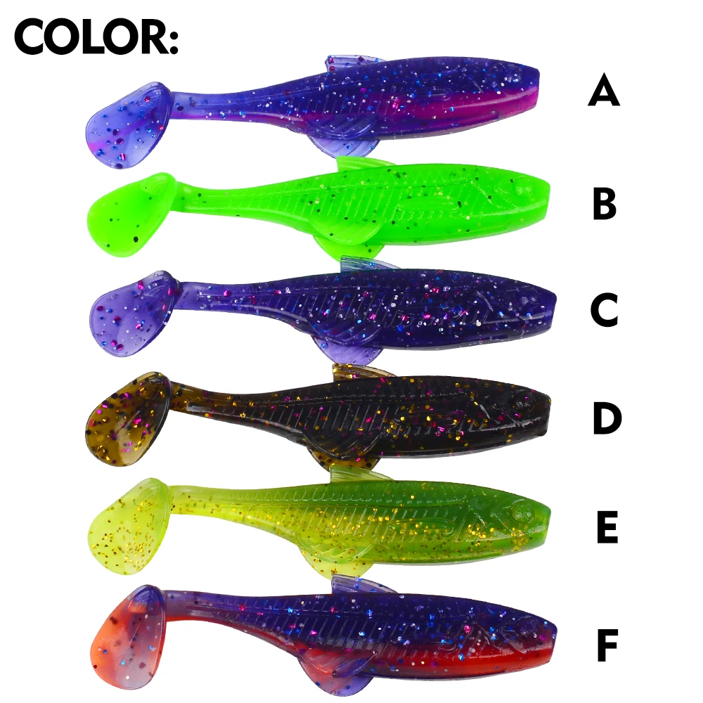 Señuelo de silicona Sunlure con forma pez T biomimético - imagen 2