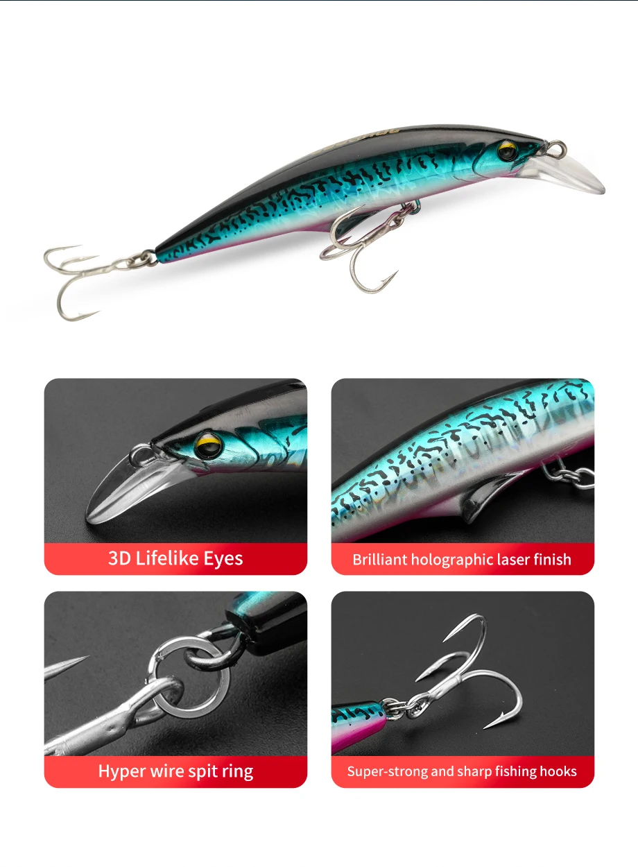 Aplicaciones del señuelo en diferentes entornos de pesca