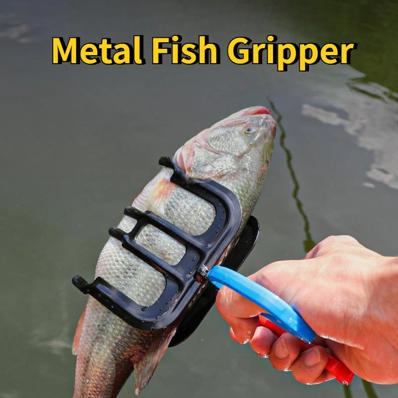 Pinza sujetapeces antideslizante palanca de acero y ABS para pesca - imagen 2