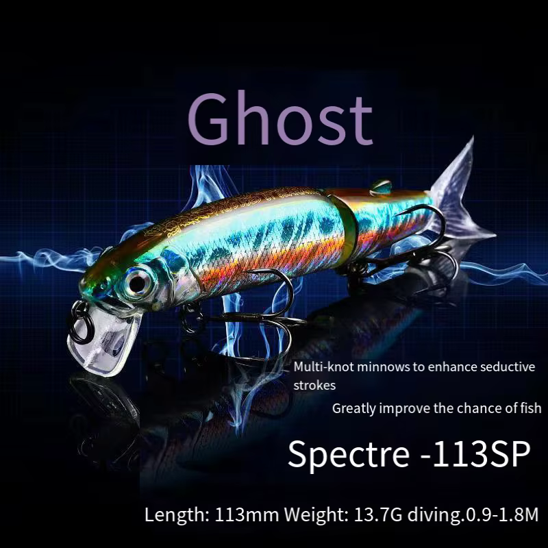 Crankbait flotante realista con ojos 3D – Señuelo artificial duro - imagen 3