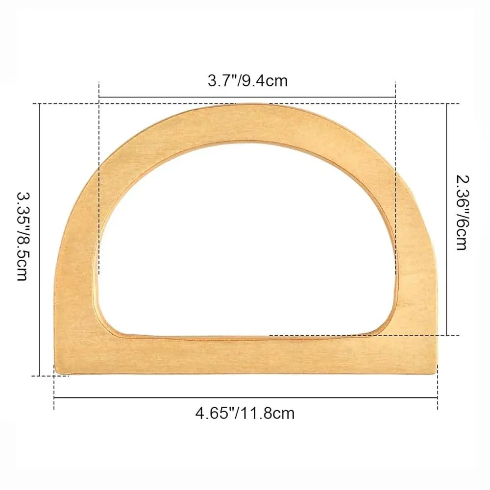 Asas de madera tipo D para bolsas de pesca DIY - imagen 4
