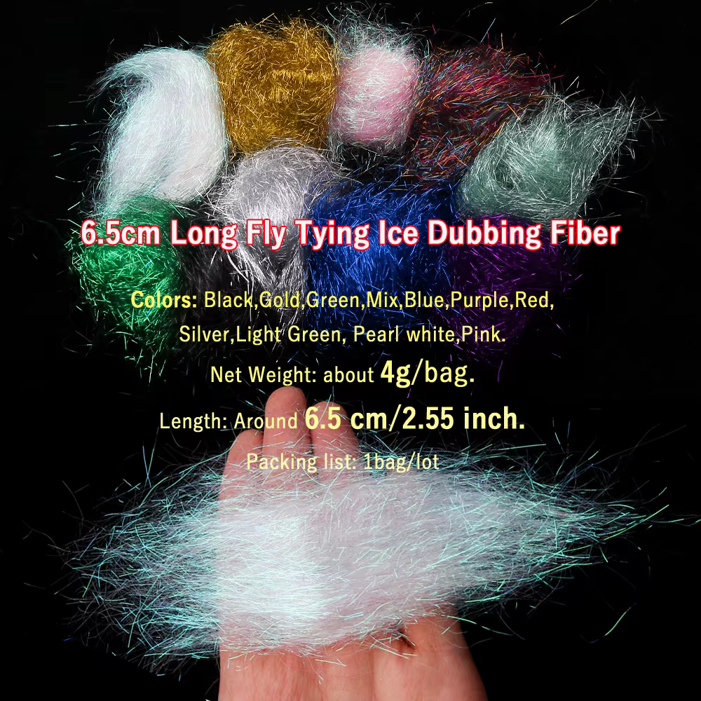 Material Ala de Hielo para mosca – 6,5 cm - imagen 2
