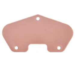 Placa base metálica cobre-rojo para guitarra eléctrica
