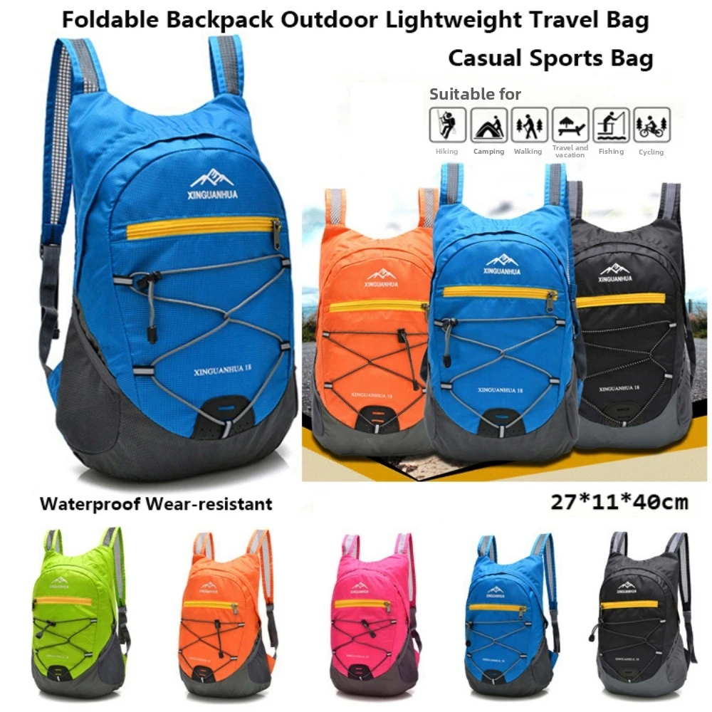 Mochila impermeable plegable ligera para pesca y playa resistente - imagen 5