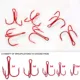 Anzuelos triples redondos de acero alto carbono FREE FISHER – lubina - imagen 4