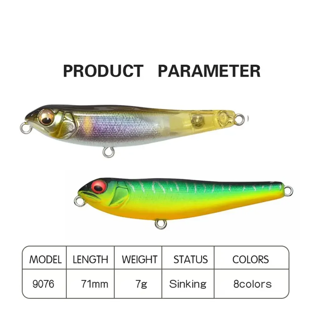 Señuelos lápiz flotantes para pesca en superficie artificiales - imagen 5