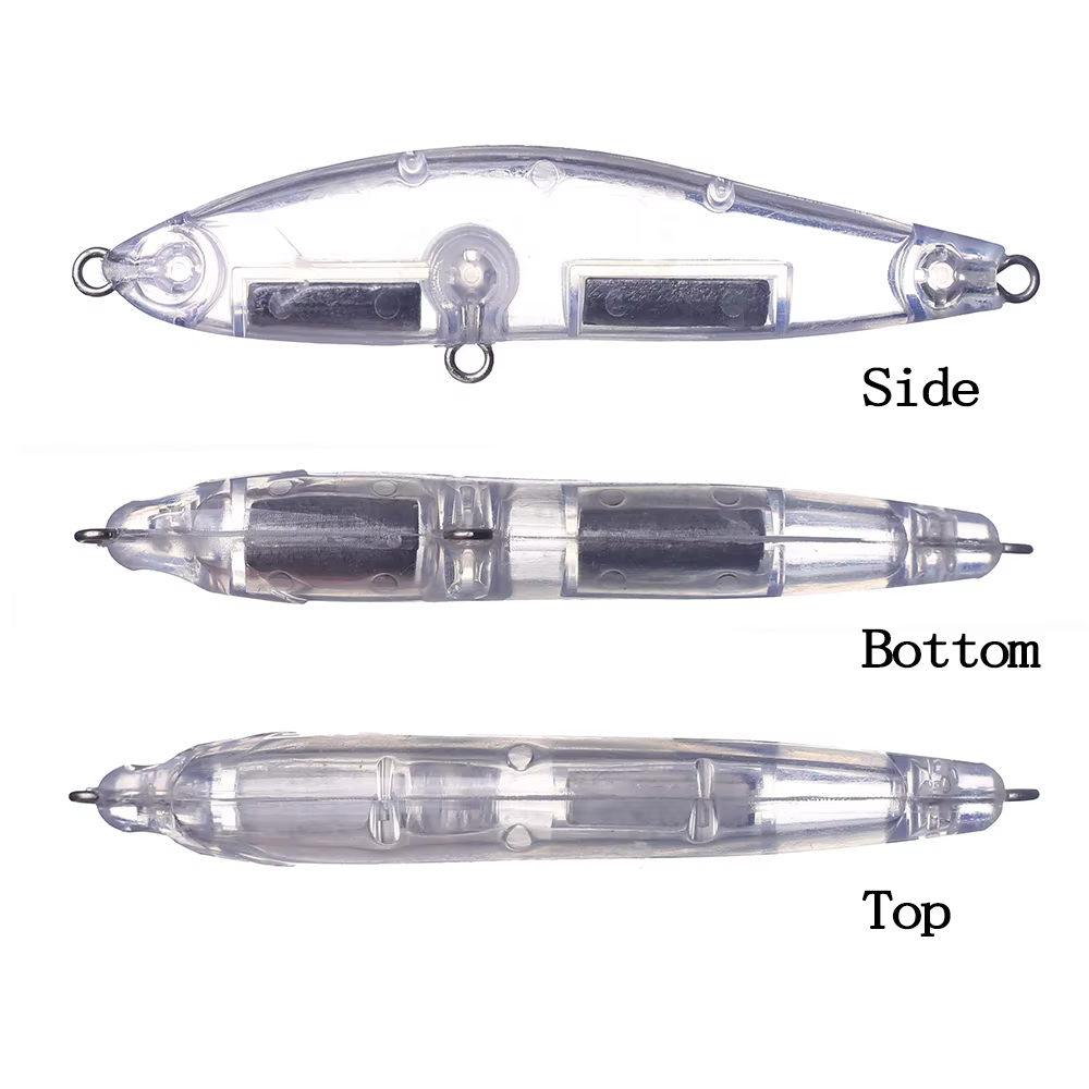 Chan'sHuang Pencil Bait – Senuelo artificial artesanal en blanco - imagen 3