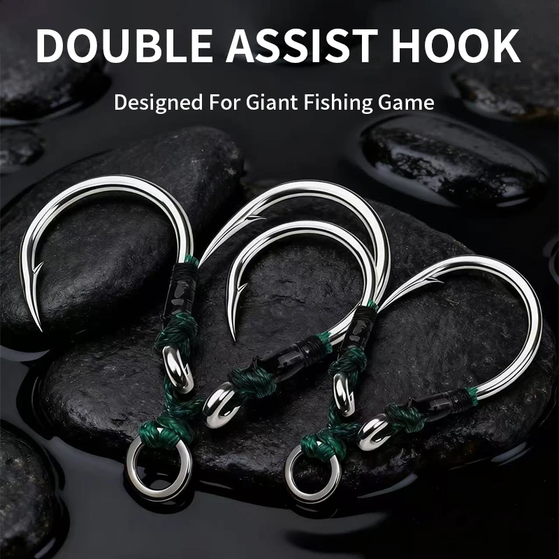 Anzuelos Jigging PROBEROS de acero alto carbono con púas angulares - imagen 4