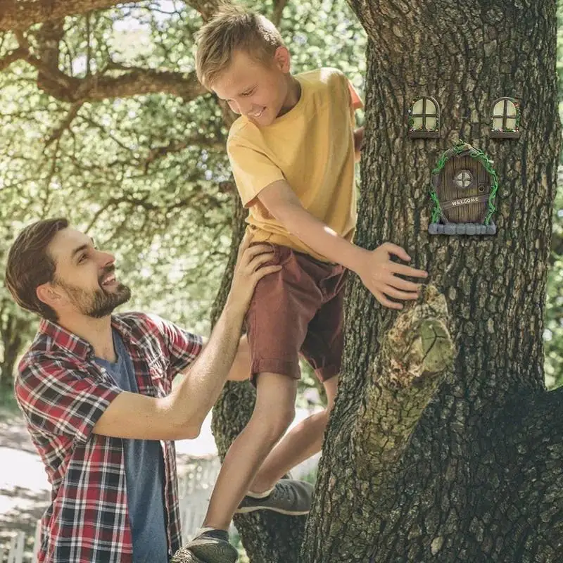 Colgante de elfo en miniatura con puertas y ventanas de gnomos - imagen 5