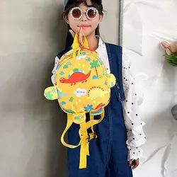 Mochila infantil de nailon con dinosaurios para jardín de niños