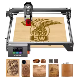 Grabador Láser Longer Ray5 5W – Puntas FAC de Alta Precisión