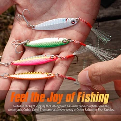 THKFISH Señuelos metálicos para trucha y pesca lenta