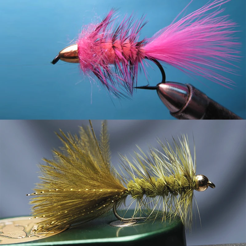 Ewing Mosca Woolly Bugger Colores Serpentina - imagen 4