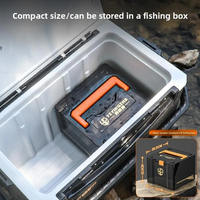 Caja de pesca con compartimento integrado para señuelos y accesorios - imagen 3