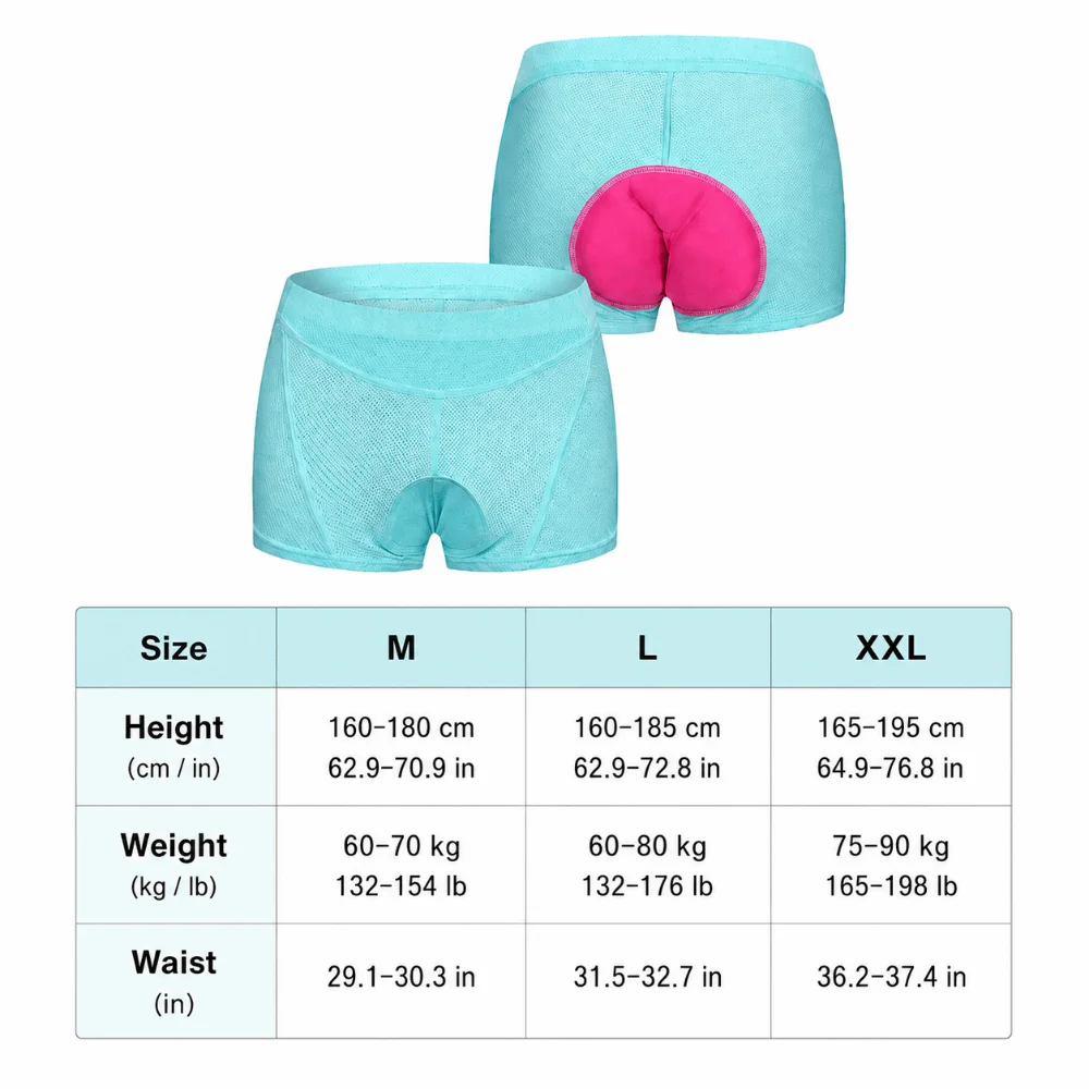 Pantalones cortos de ciclismo transpirables 3D que absorben el sudor - imagen 2