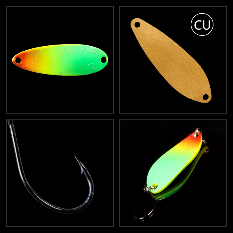 Señuelo Willow Spoon LETOYO para truchas en arroyos - imagen 3
