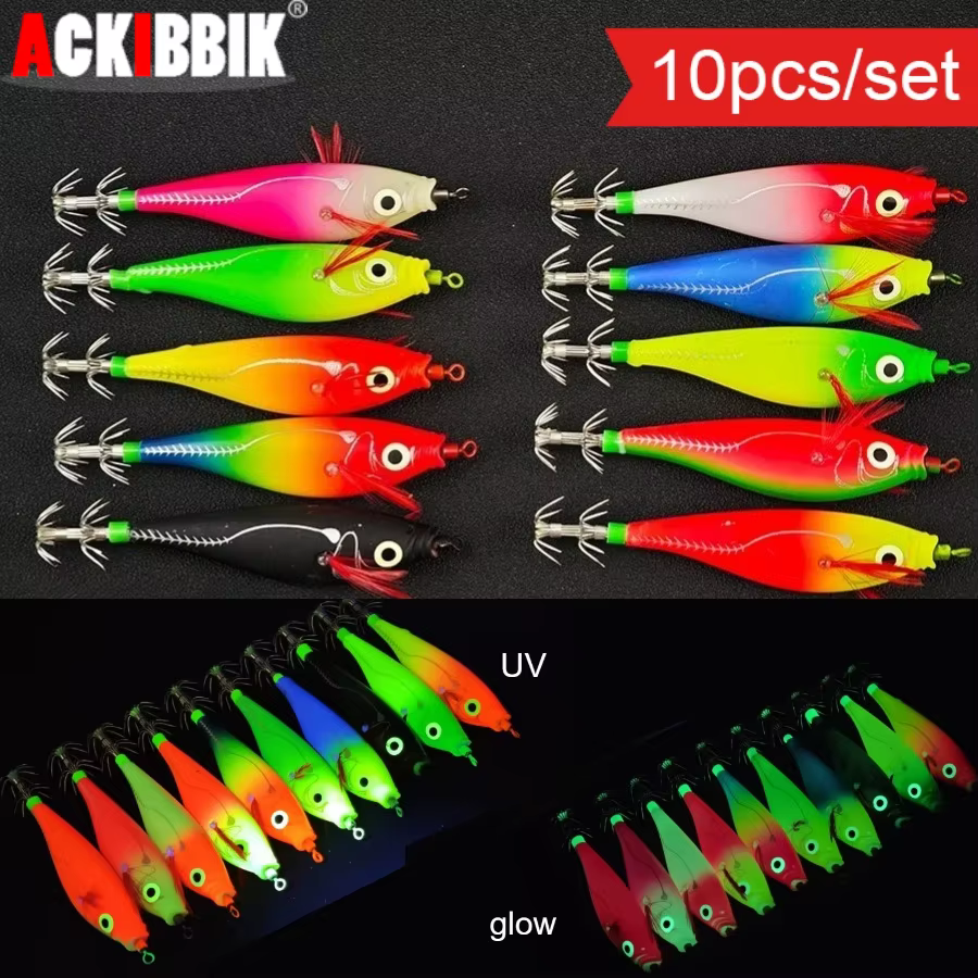 Señuelo Egi UV para calamar y pulpo – Pesca en agua salada - imagen 4