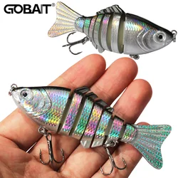 GOBAIT Cranbait Swimbait articulado con sonajero para carpa
