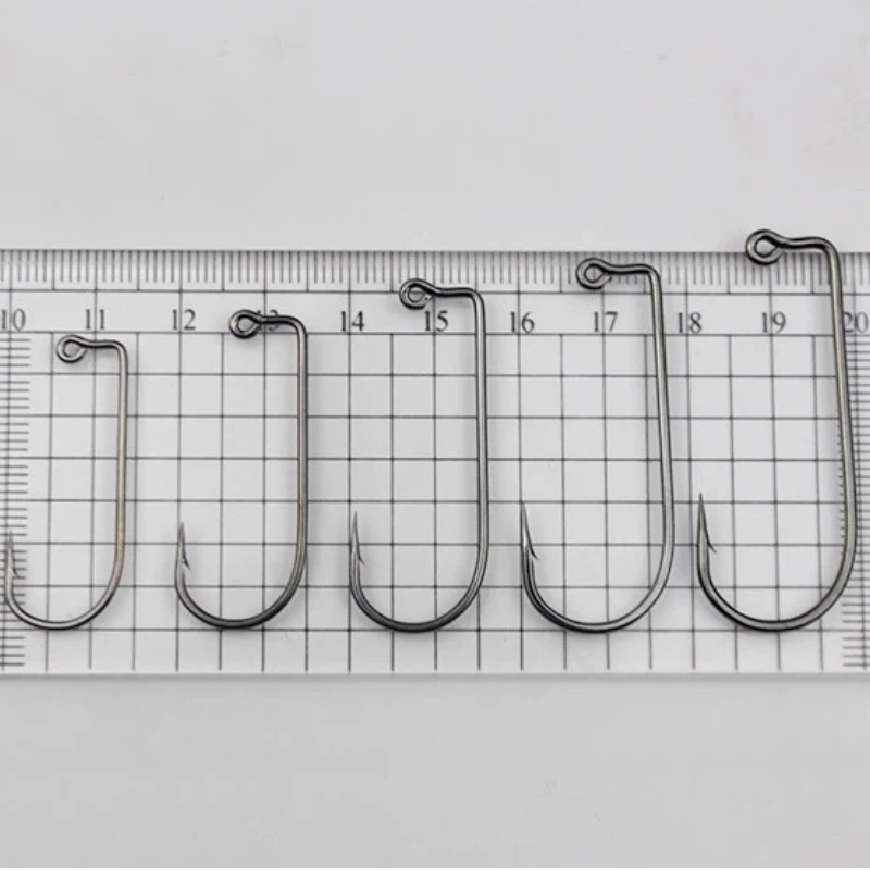 Anzuelos Jig Head curvos con anilla – ángulo 90° para vinilo - imagen 5