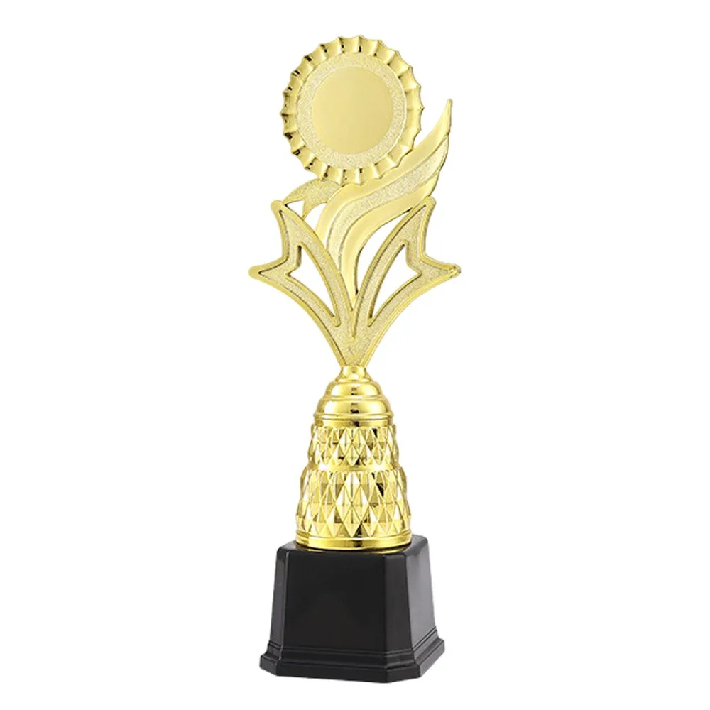 Trofeo premio dorado estrella de cinco puntas con bola - imagen 5