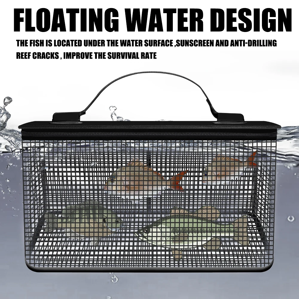 Caja plegable de secado rápido para pesca