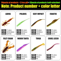 Kit de vinilos Supercontinent para pesca de depredadores